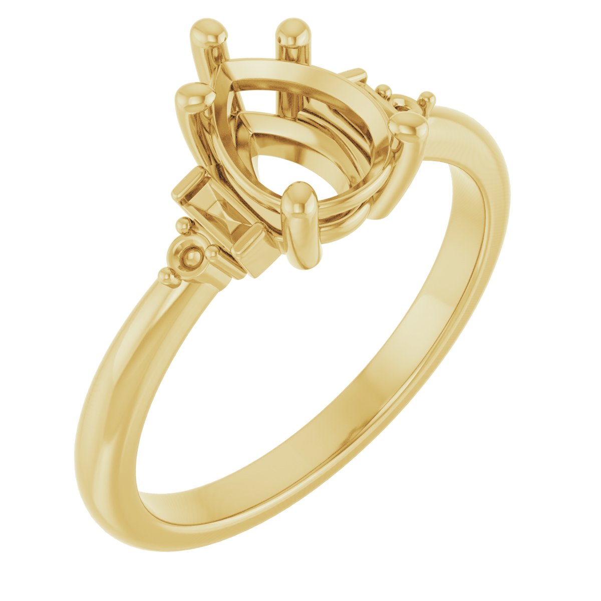 Accented Engagement Ring