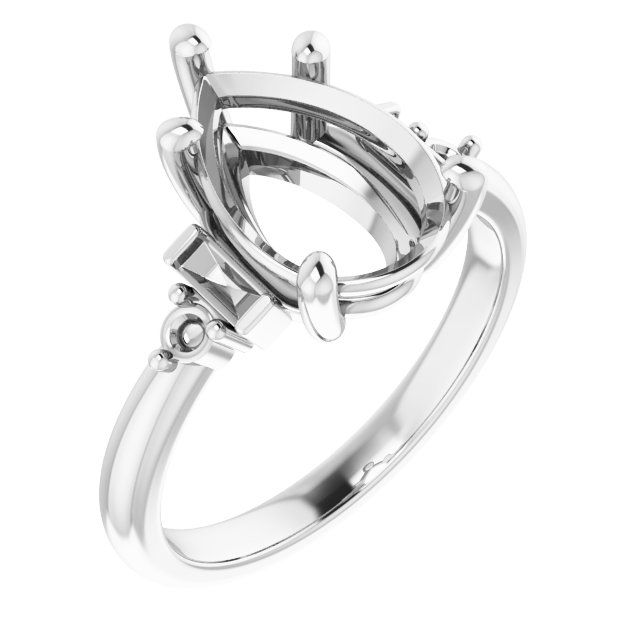 Accented Engagement Ring