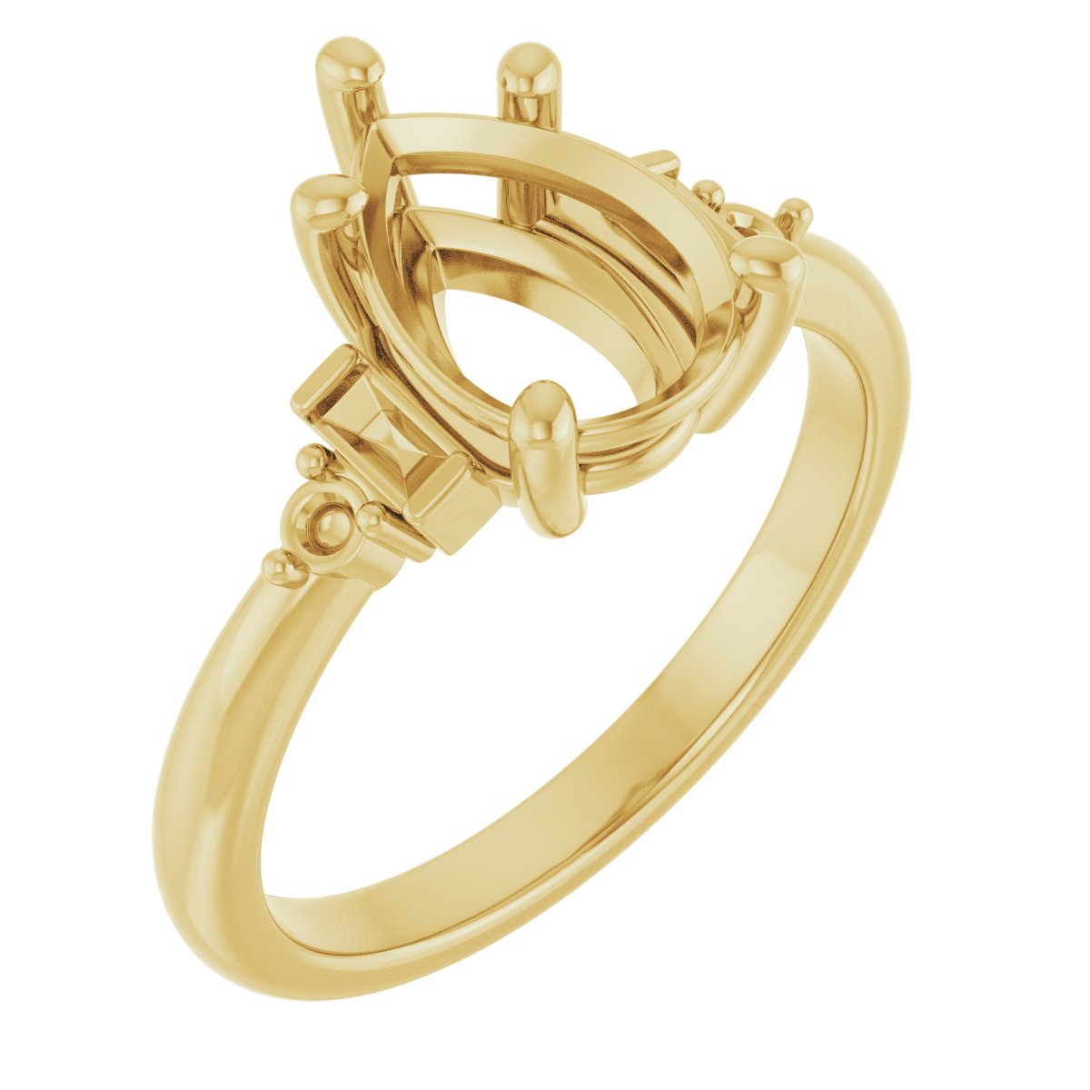 Accented Engagement Ring
