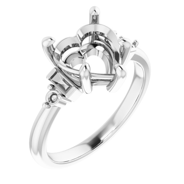 Accented Engagement Ring