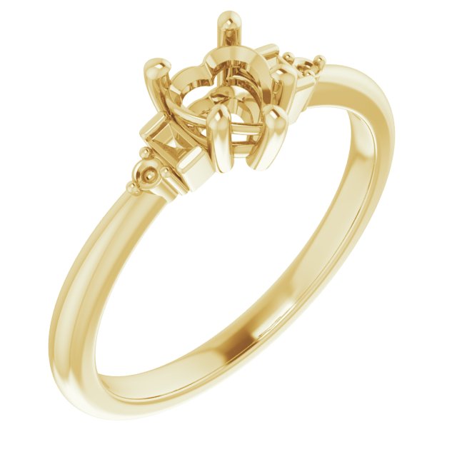 Accented Engagement Ring