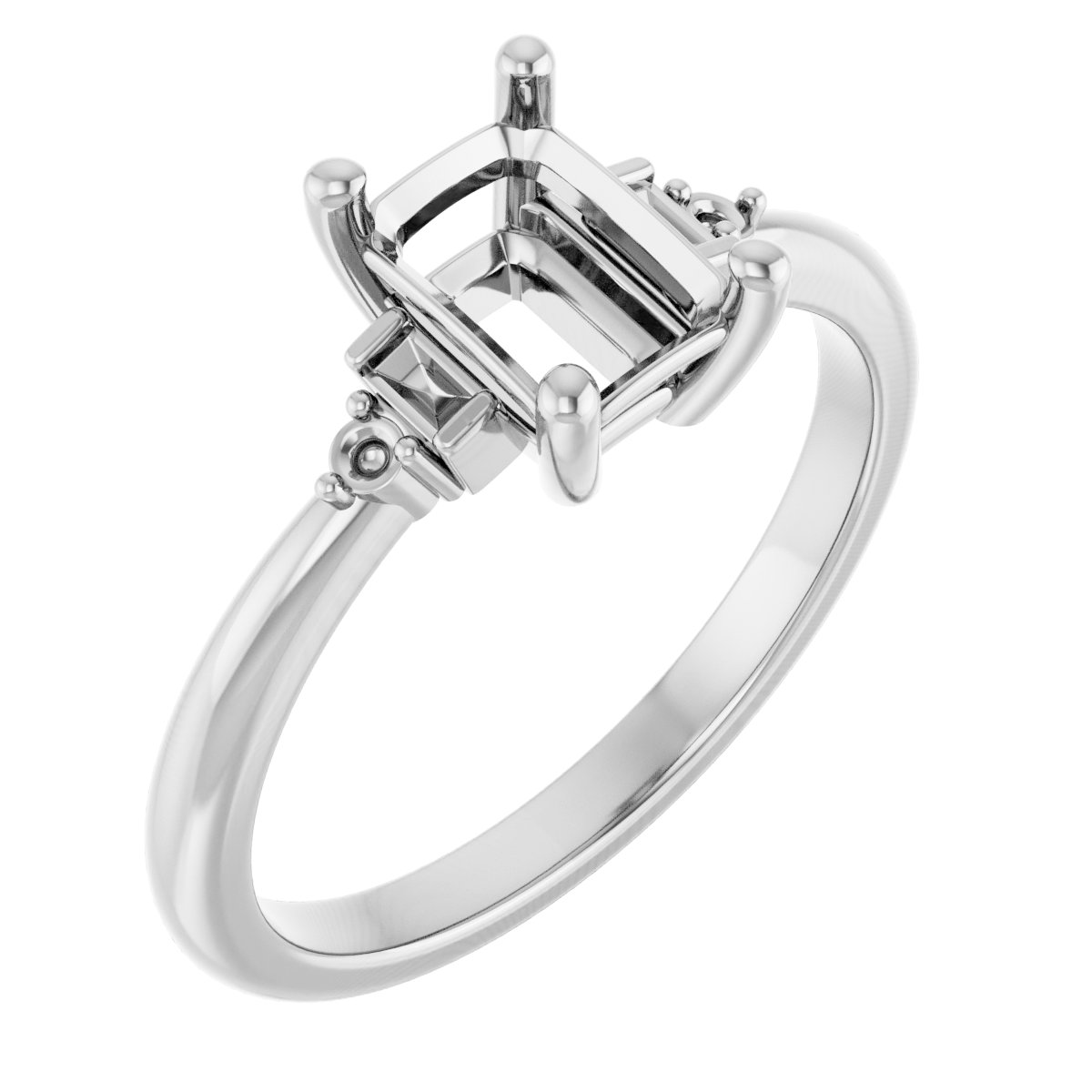 Accented Engagement Ring