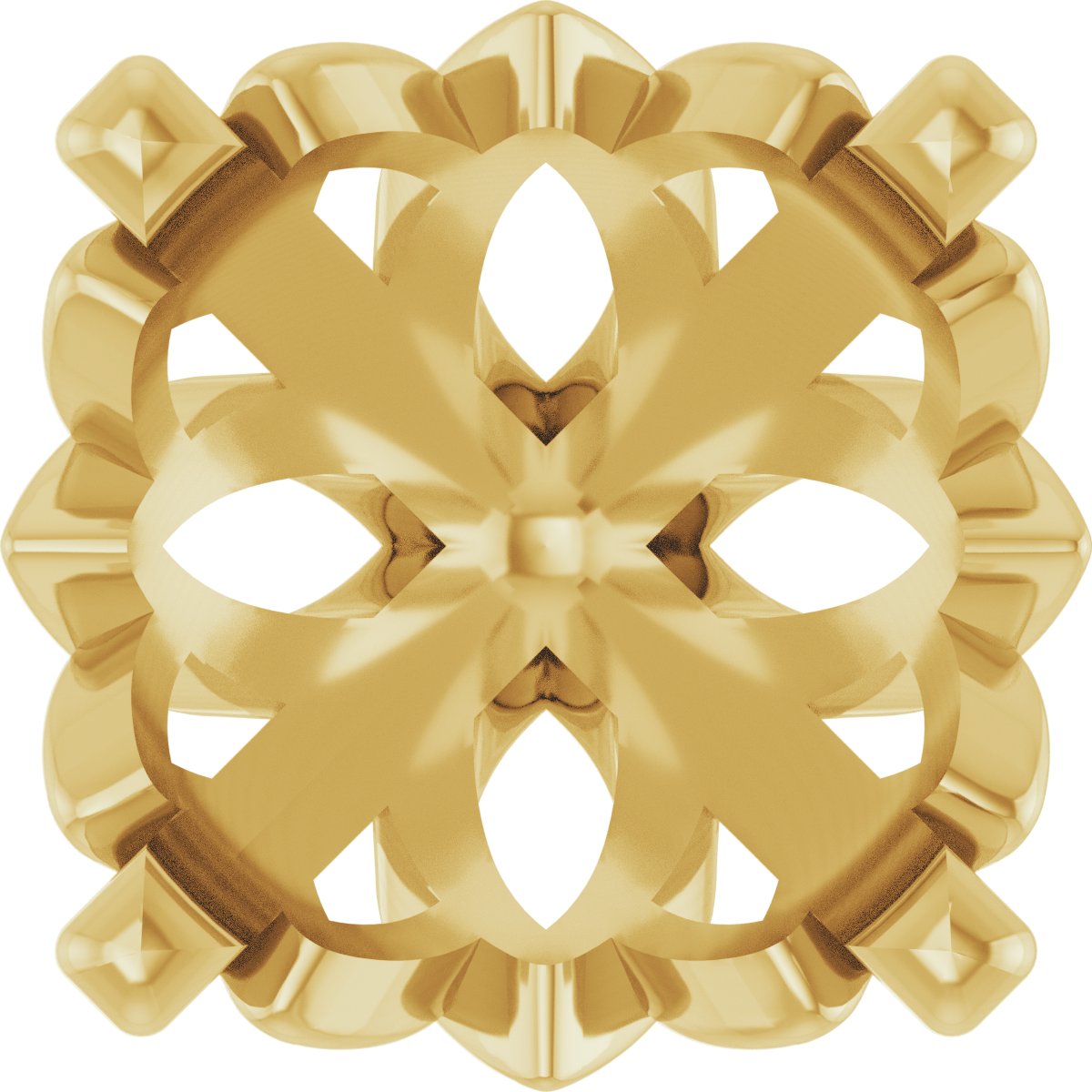 Round 4-Prong Earring Setting