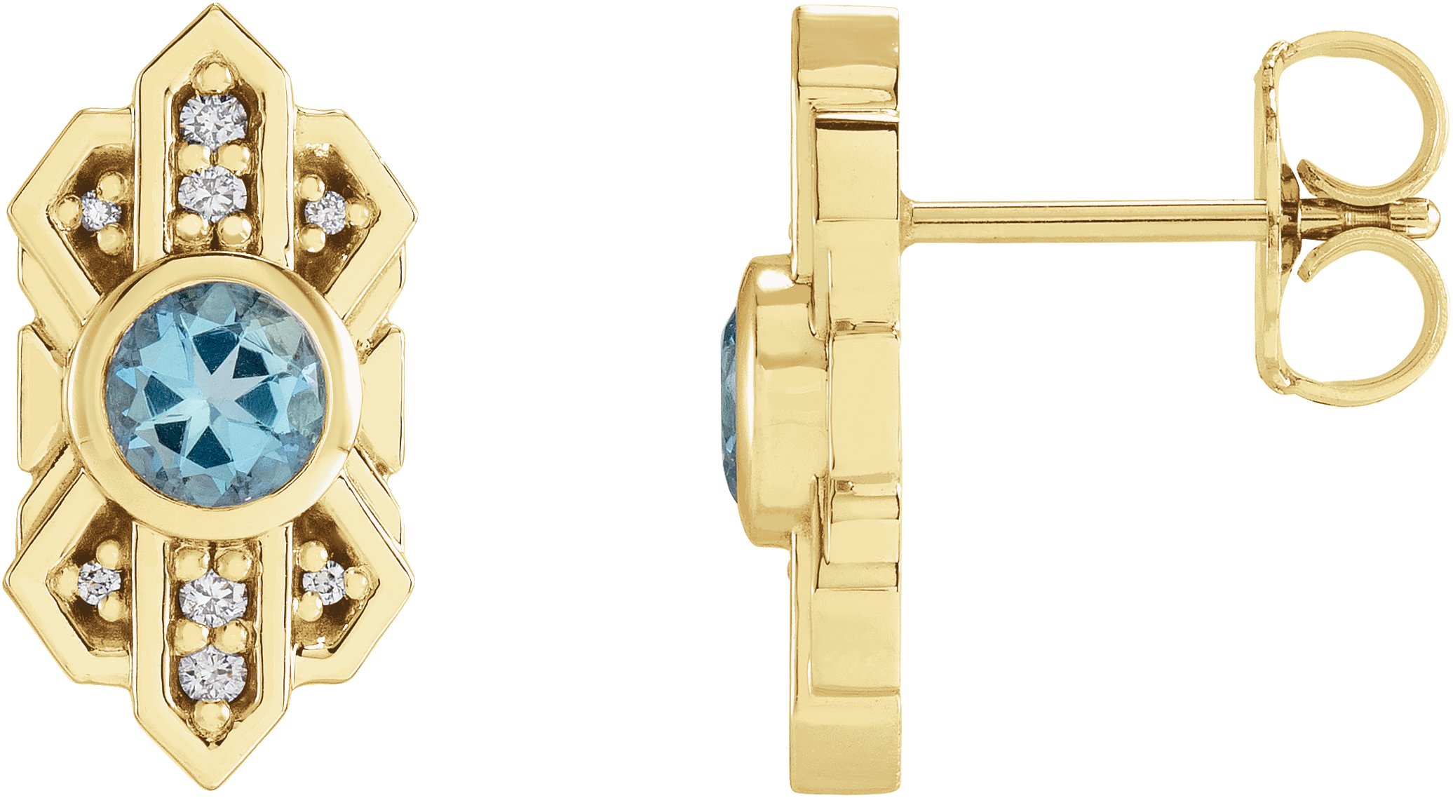 14k Yellow Gold