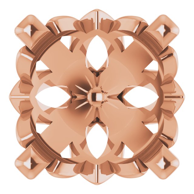 Round 4-Prong Earring Setting