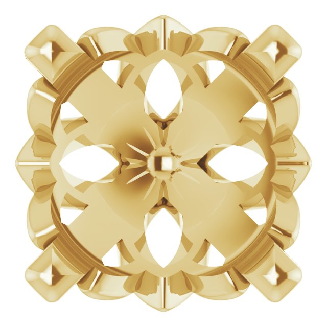 Round 4-Prong Earring Setting