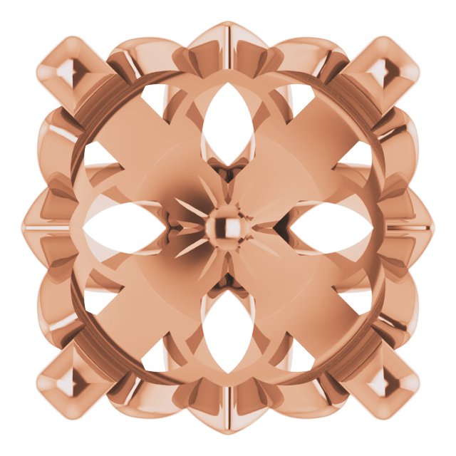 Round 4-Prong Earring Setting