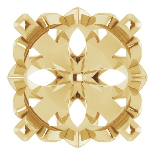 Round 4-Prong Earring Setting