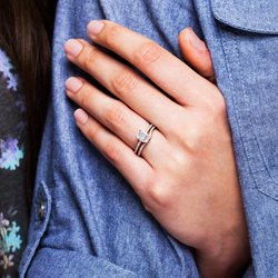 Zásnubný prsteň - neosadený