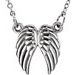 Sterling Silver Tiny Posh® Angel Wings 16-18