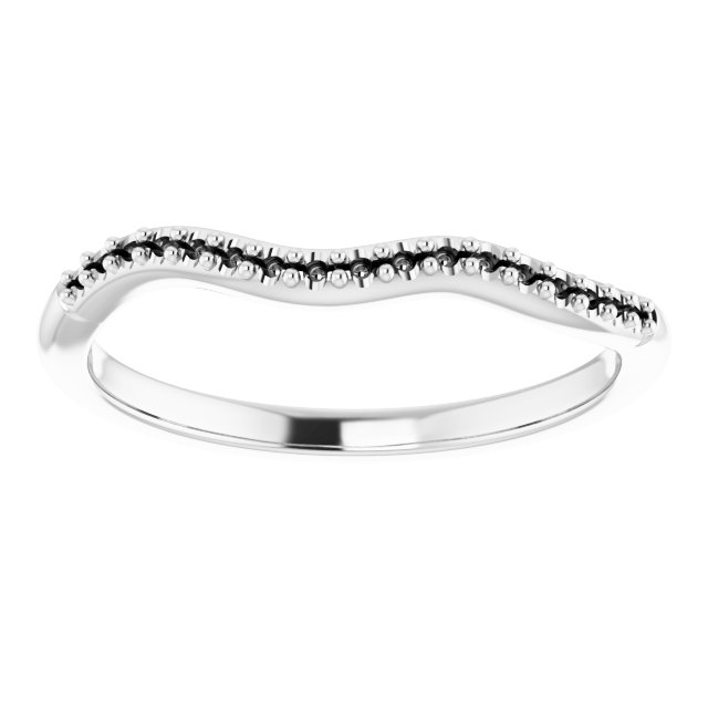 Band Mounting for 9x7 mm Emerald Ring view 3