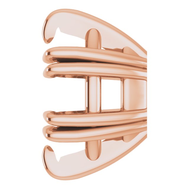 Pre-Notched Double-Claw Earring Setting