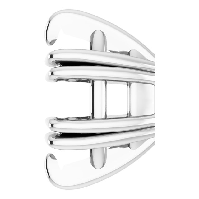 Pre-Notched Double-Claw Earring Setting