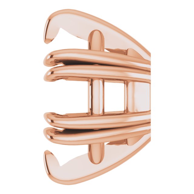 Pre-Notched Double-Claw Earring Setting