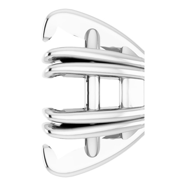 Pre-Notched Double-Claw Earring Setting