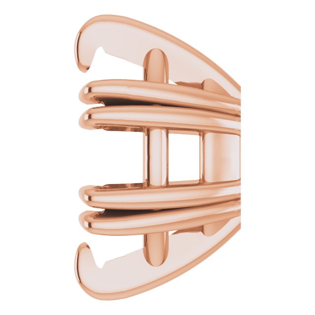 Pre-Notched Double-Claw Earring Setting