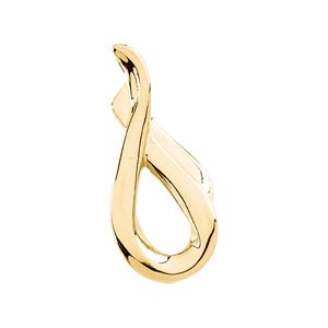 14K Yellow Freeform Pendant