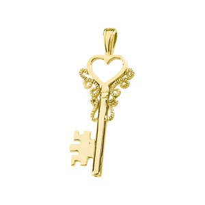 Key Heart Pendant