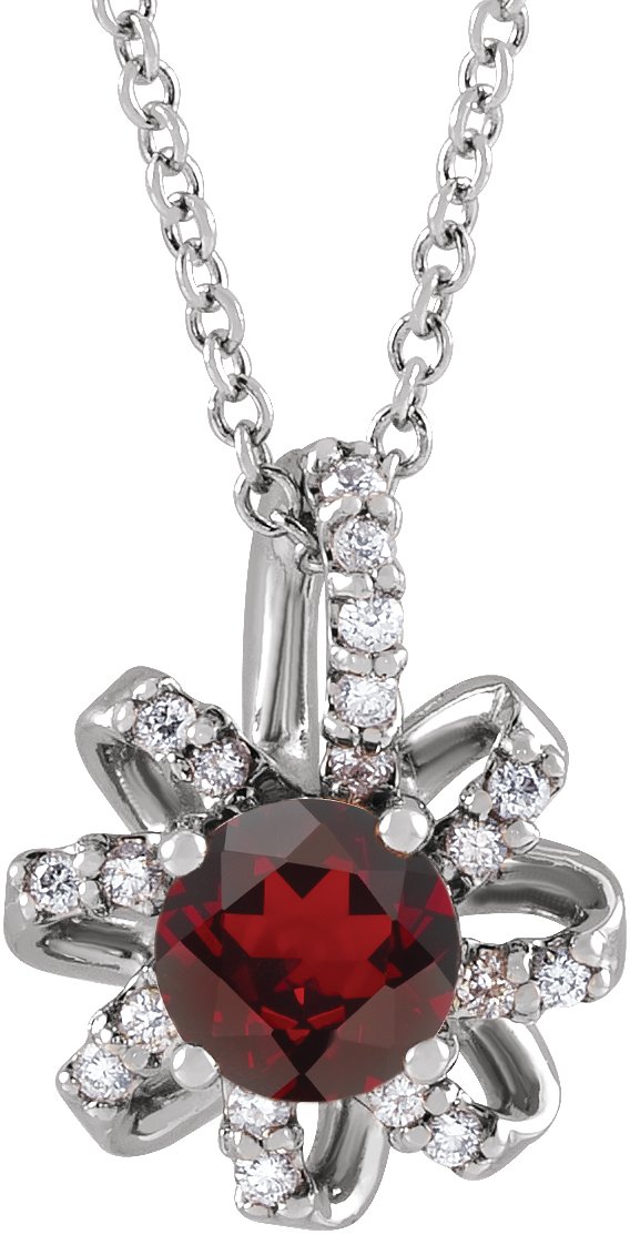 Halo-Style Necklace or Pendant