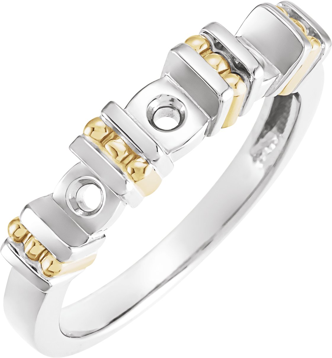Three-Stone Anniversary Band