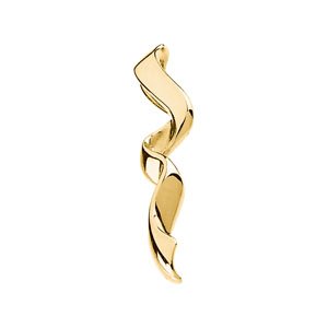 14K Yellow Freeform Slide Pendant