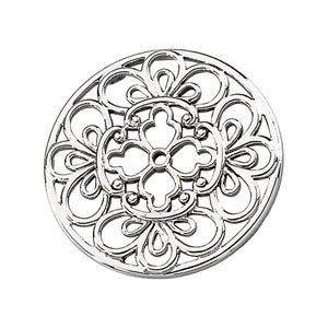 14K Yellow 30.25 mm Filigree Pendant