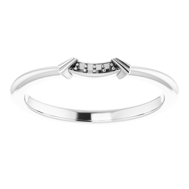 Band Mounting for 7 mm Square Ring view 3