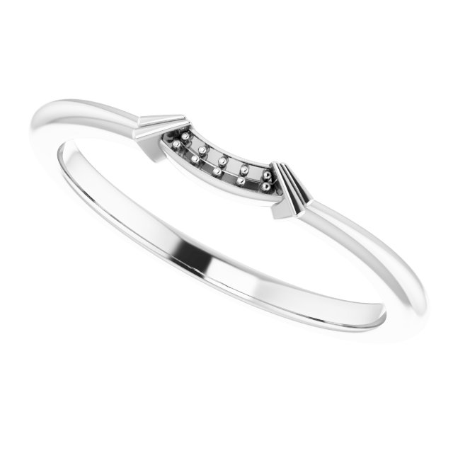 Band Mounting for 7 mm Square Ring view 5