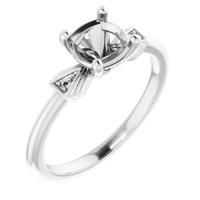 Accented Engagement Ring