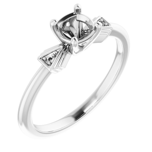 Accented Engagement Ring