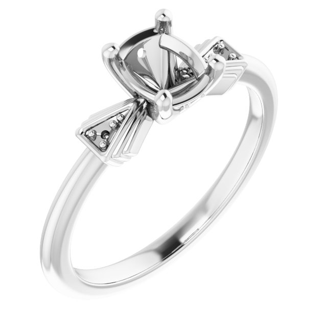 Accented Engagement Ring