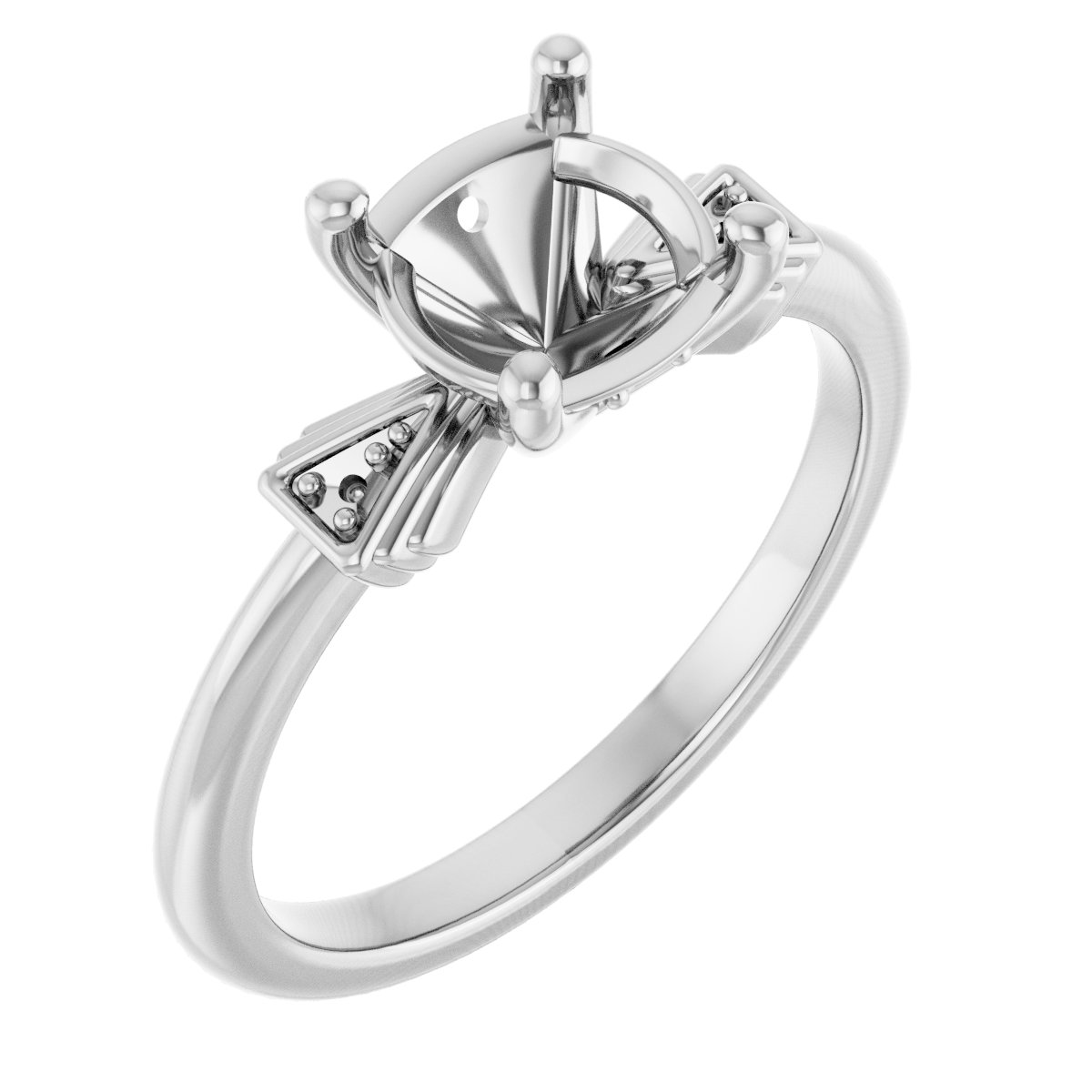 Accented Engagement Ring