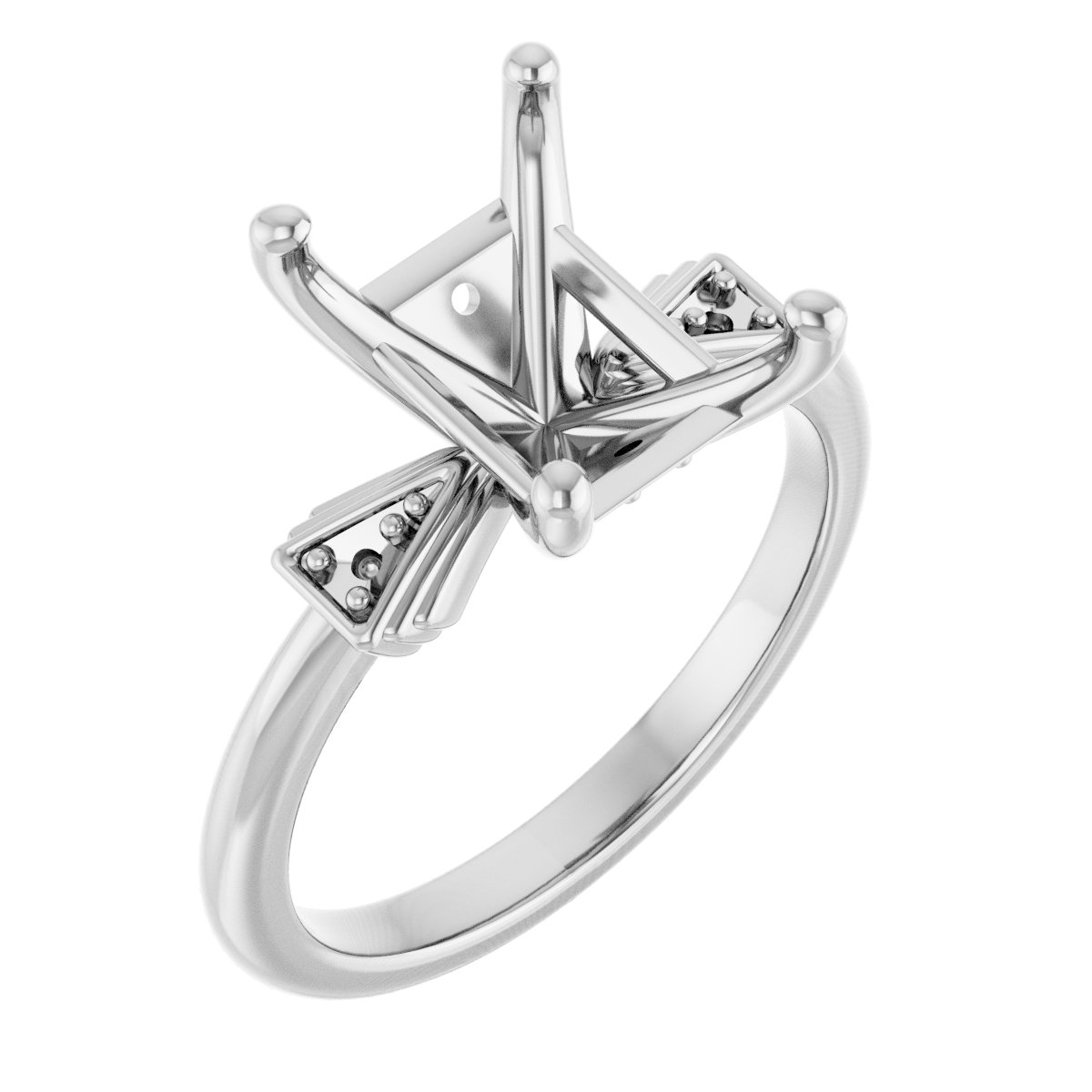 Accented Engagement Ring