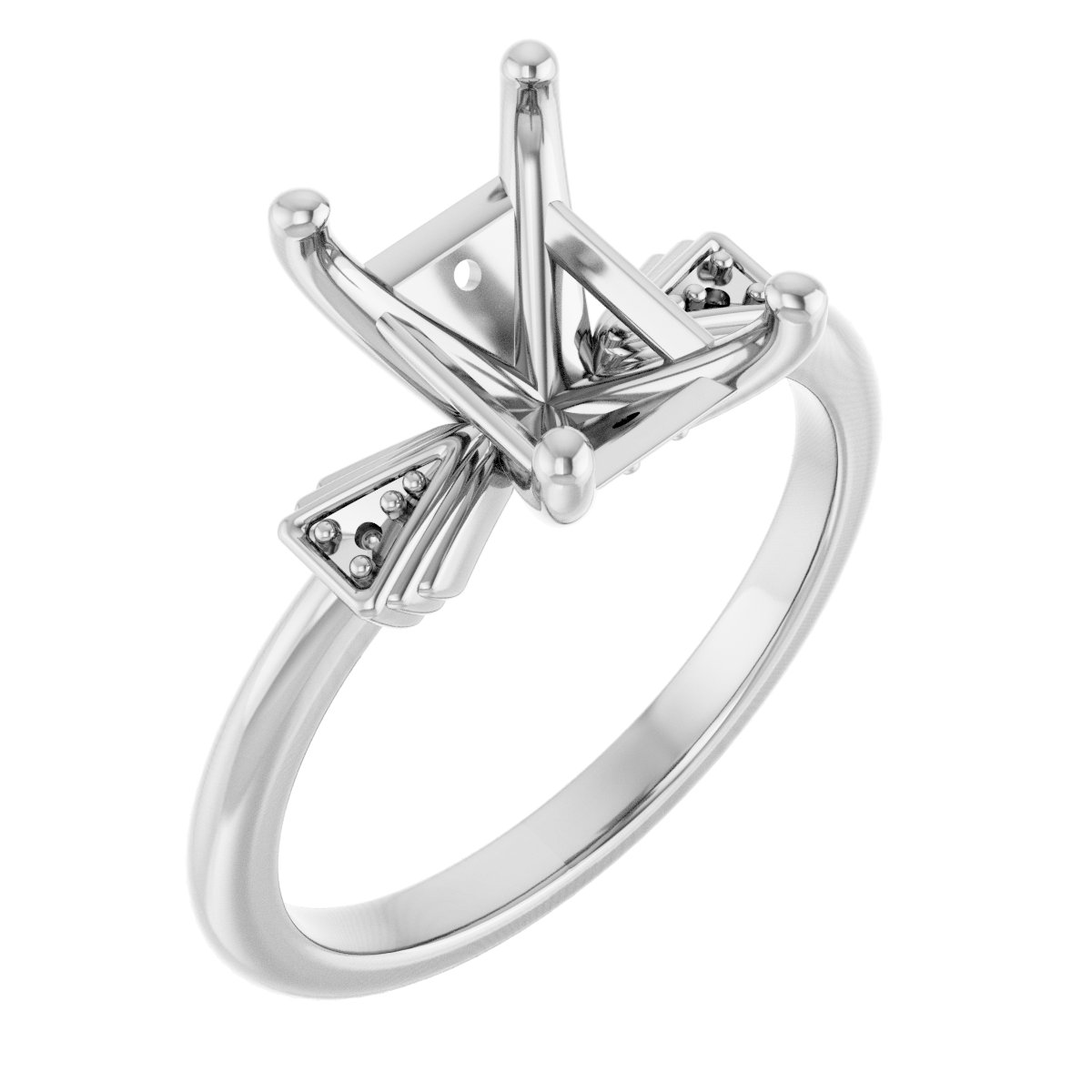 Accented Engagement Ring