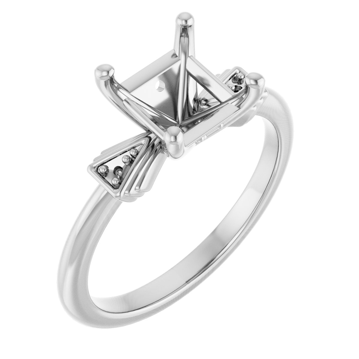 Accented Engagement Ring