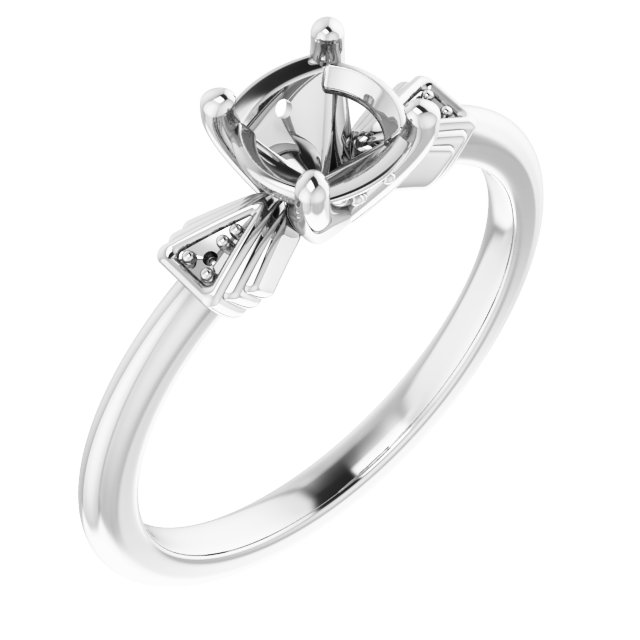 Accented Engagement Ring