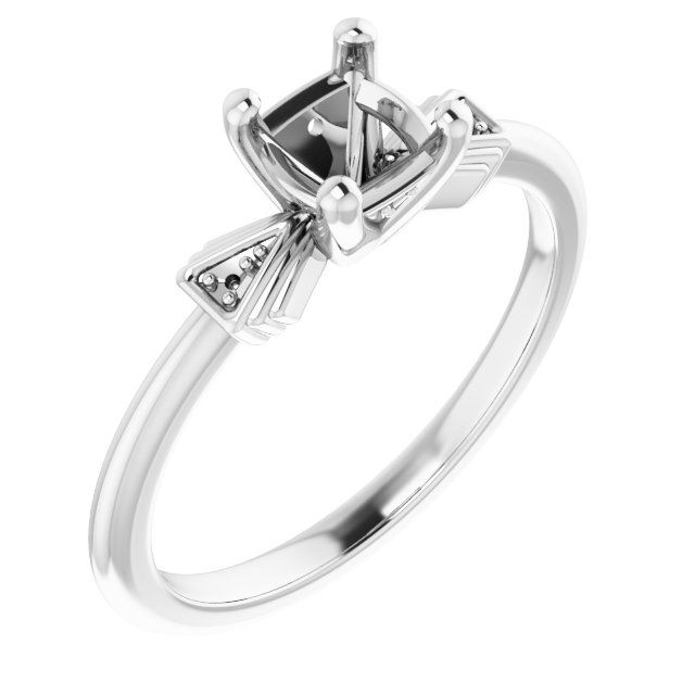 Accented Engagement Ring