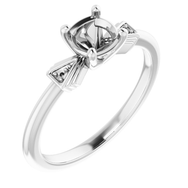 Accented Engagement Ring