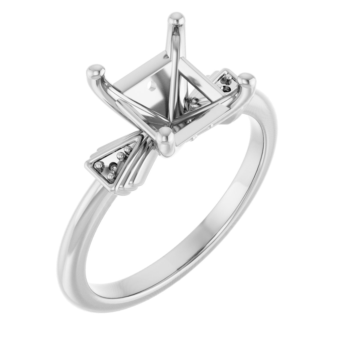 Accented Engagement Ring