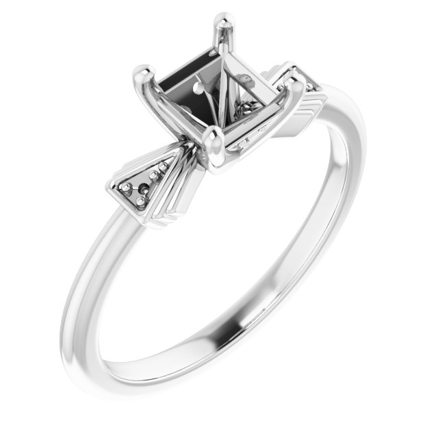 Accented Engagement Ring