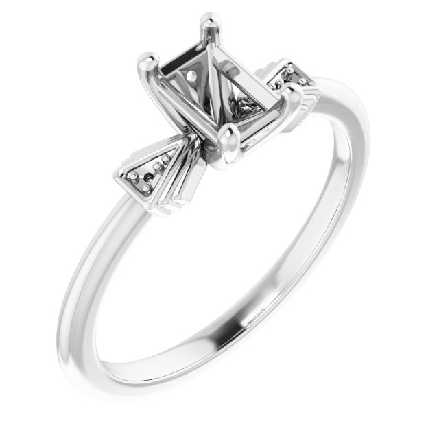 Accented Engagement Ring