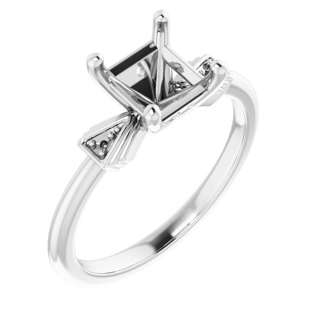 Accented Engagement Ring