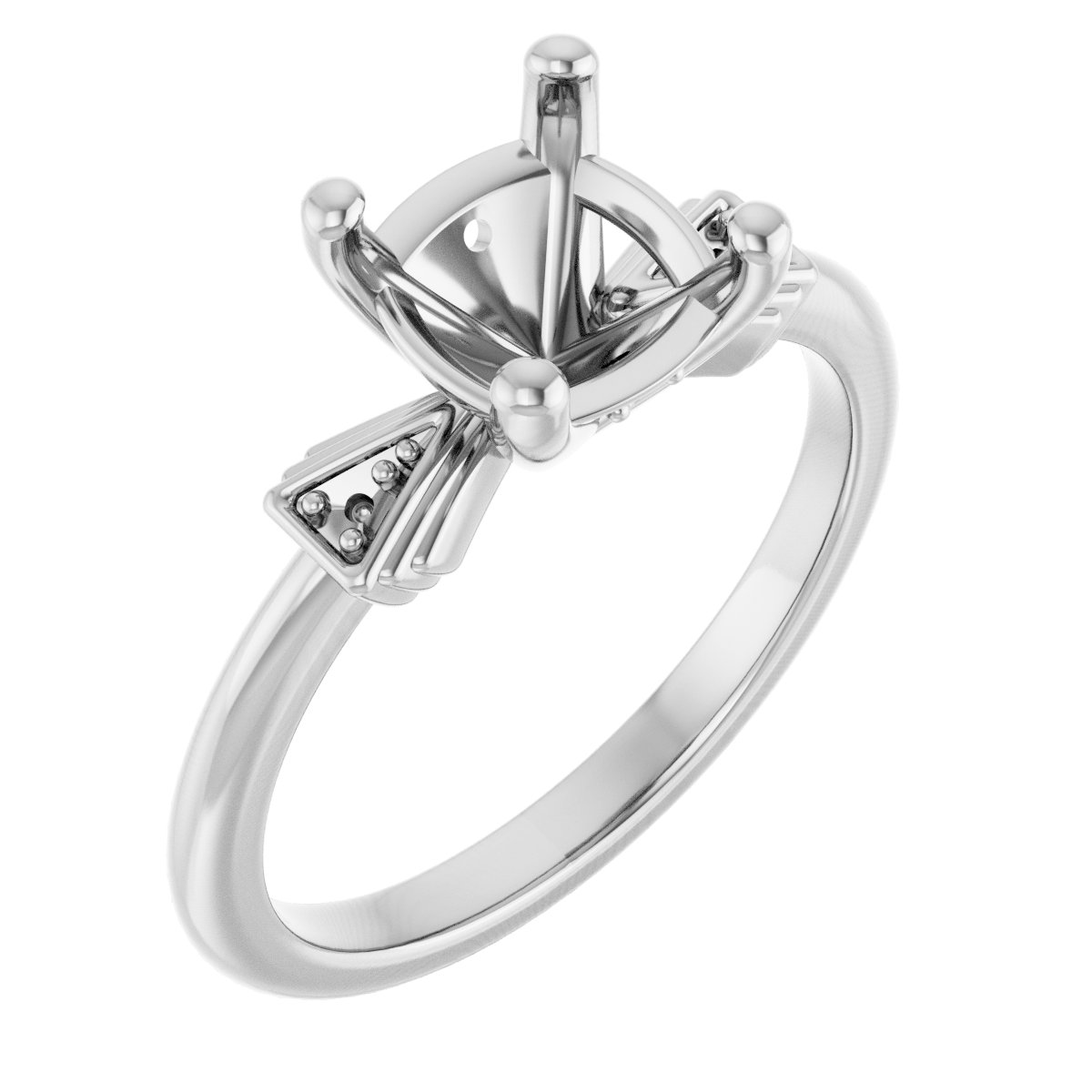 Accented Engagement Ring