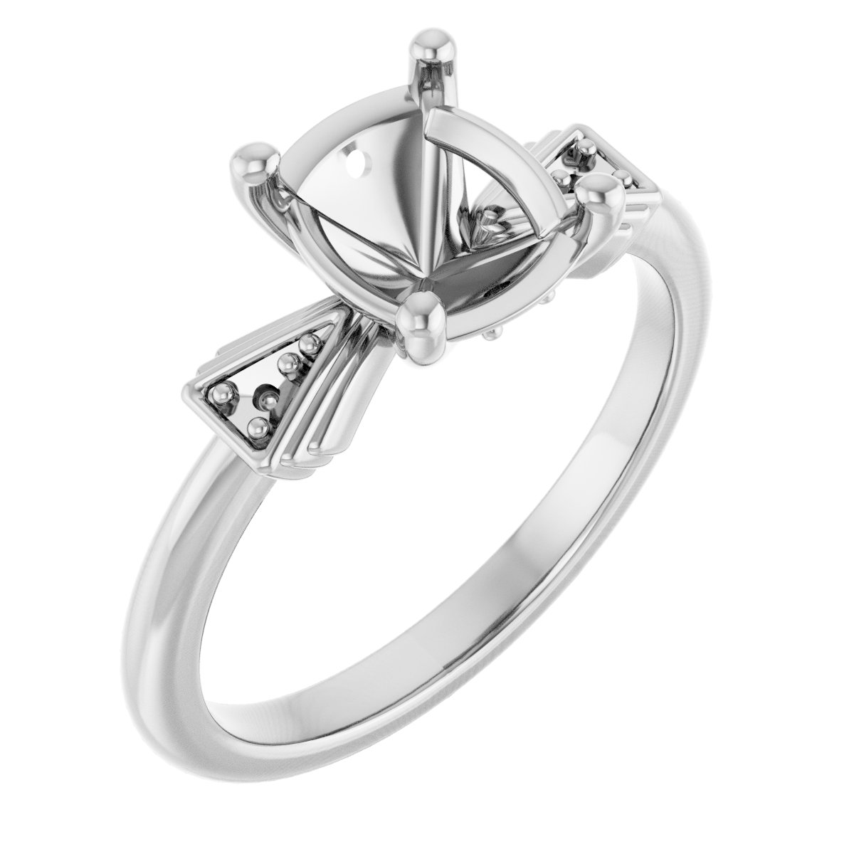 Accented Engagement Ring