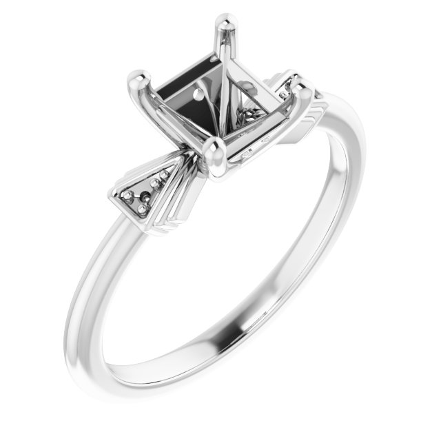 Accented Engagement Ring