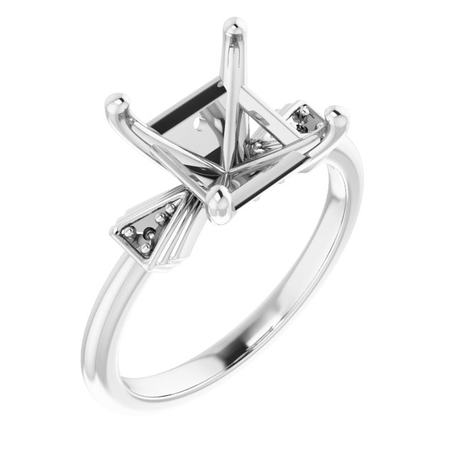 Accented Engagement Ring