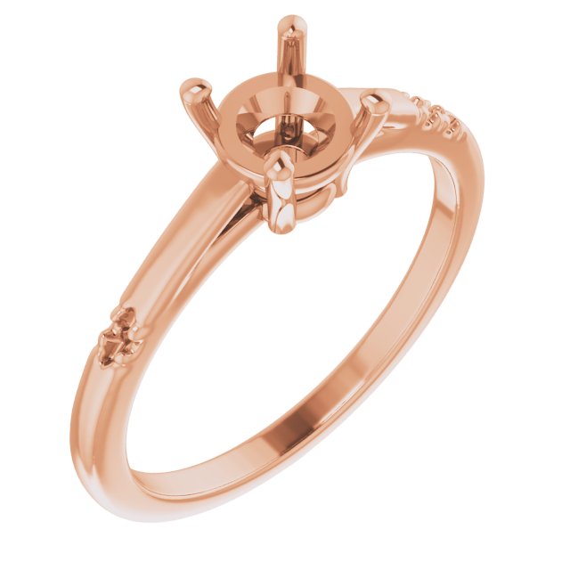 Accented Engagement Ring or Band