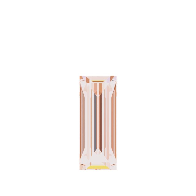 Baguette Bar Necklace or Center