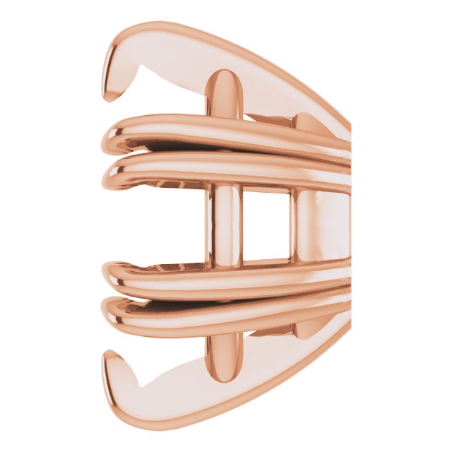 Pre-Notched Double-Claw Earring Setting