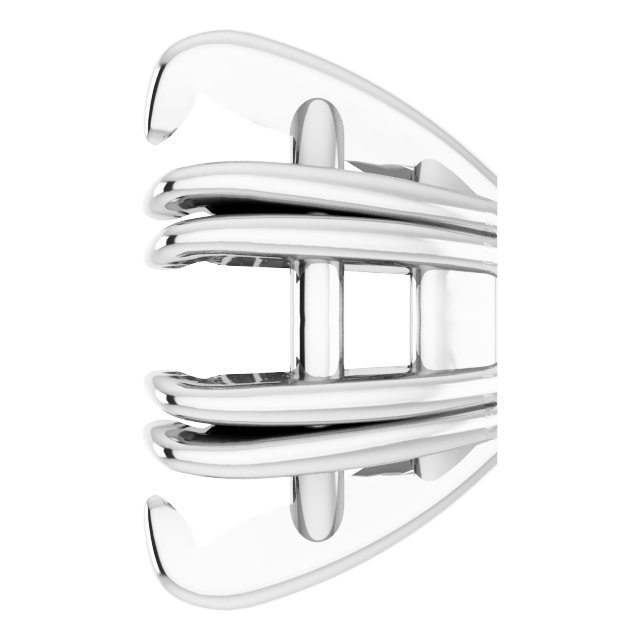 Pre-Notched Double-Claw Earring Setting